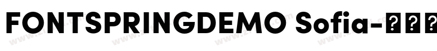 FONTSPRINGDEMO Sofia字体转换